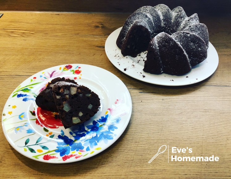 Schokobirnengugelhupf